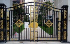  咸陽高檔鋁藝大門安裝圖解-百度推薦